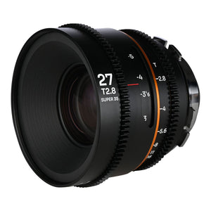Laowa Nanomorph 27mm T2.8 1.5X S35 Lens (Amber) - PL/EF Mount