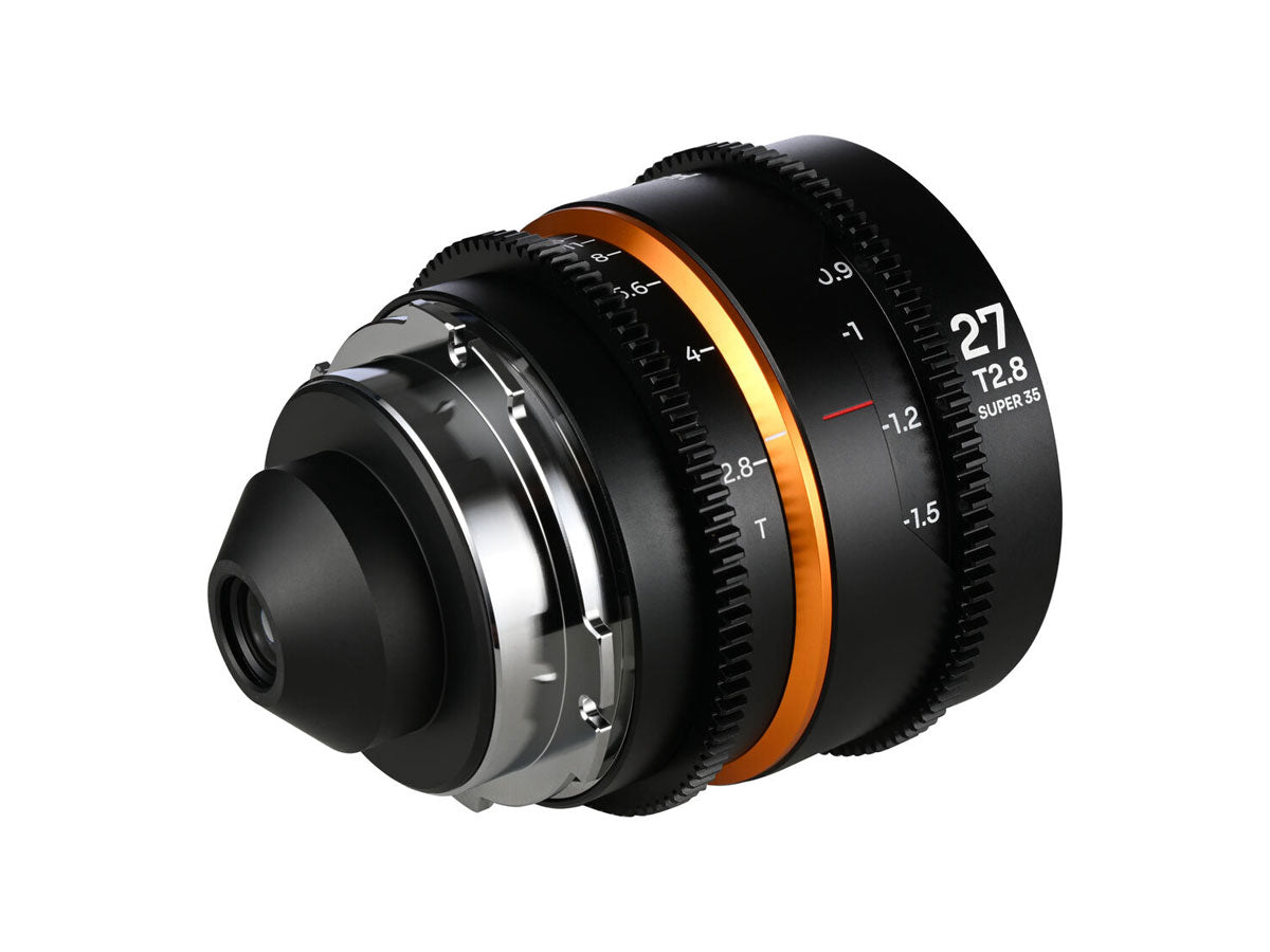 Laowa Nanomorph 27mm T2.8 1.5X S35 Lens (Amber) - PL/EF Mount