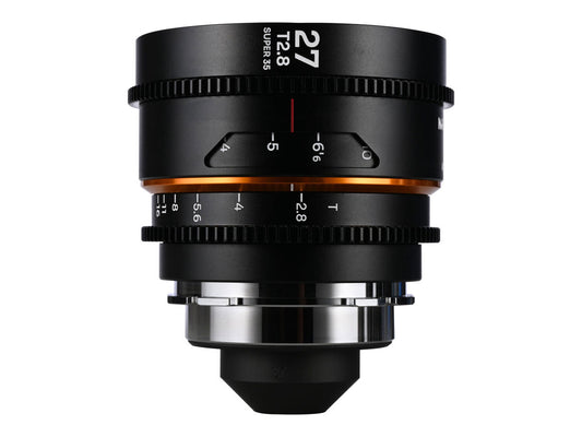 Laowa Nanomorph 27mm T2.8 1.5X S35 Lens (Amber) - PL/EF Mount