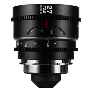 Laowa Nanomorph 27mm T2.8 1.5X S35 Lens (Silver) - PL/EF  Mount