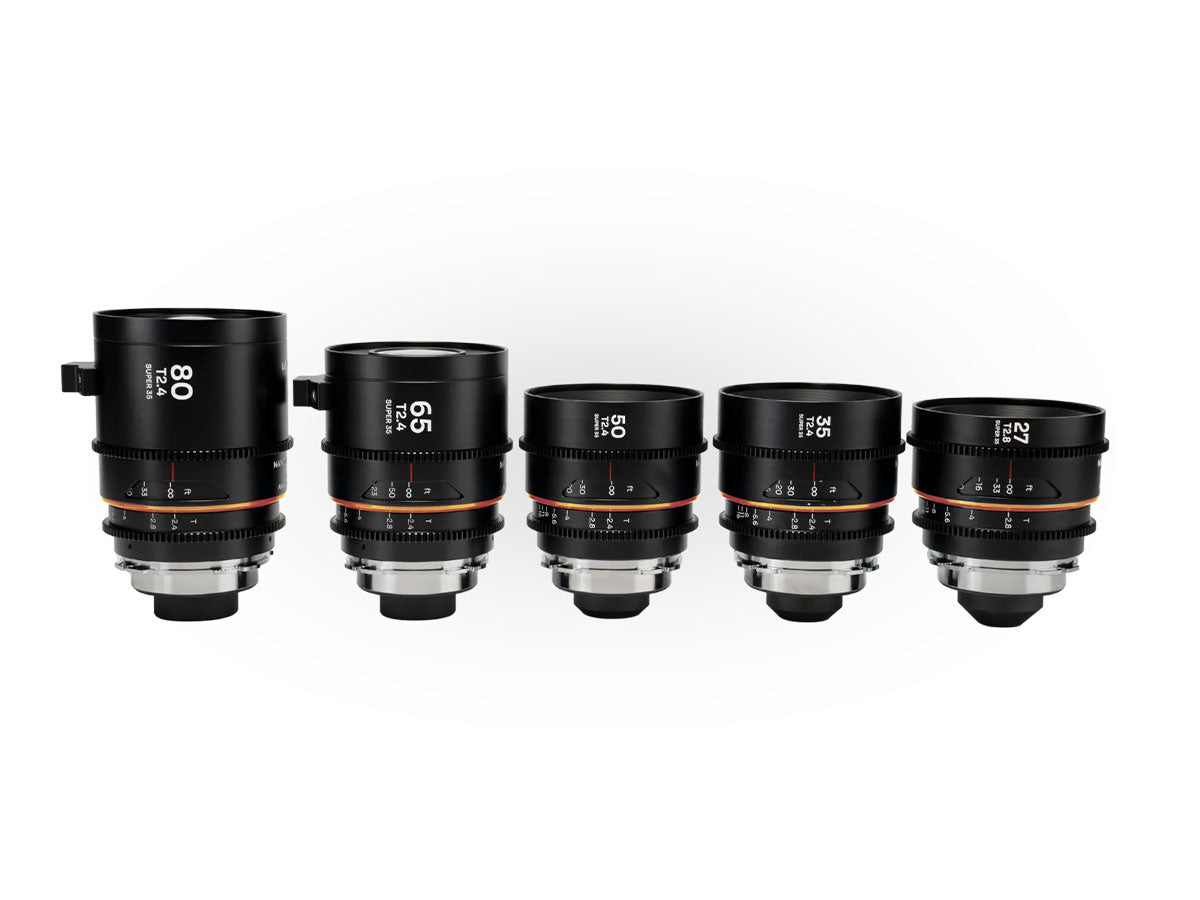 Laowa Nanomorph 5 Lens Kit - 27/35/50/65/80mm (Amber) - PL/EF Mount
