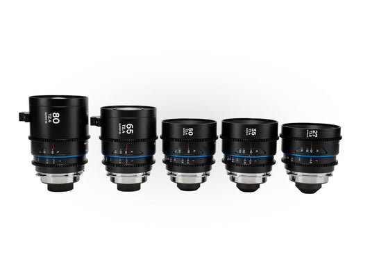 Laowa Nanomorph 5 Lens Kit - 27/35/50/65/80mm (Blue) - PL/EF Mount