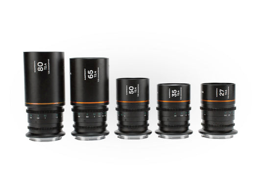 Laowa Nanomorph 5 Lens Kit - 27/35/50/65/80mm (Amber) - L Mount