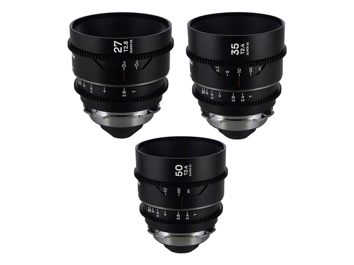 Laowa Nanomorph 3 Lens Kit - 27/35/50mm (Silver) - PL/EF Mount