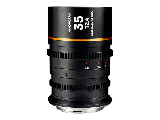 Laowa Nanomorph 35mm T2.4 1.5X S35 Lens (Amber) - E Mount