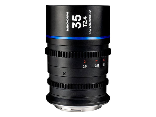 Laowa Nanomorph 35mm T2.4 1.5X S35 Lens (Blue) - E Mount