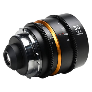 Laowa Nanomorph 35mm T2.4 1.5X S35 Lens (Amber) - PL/EF Mount