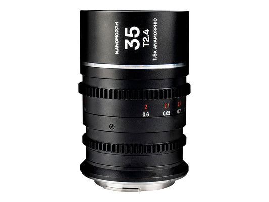 Laowa Nanomorph 35mm T2.4 1.5X S35 Lens (Silver) - E Mount