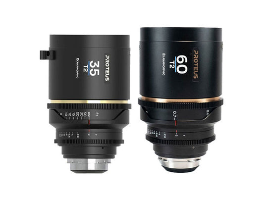 Laowa Proteus 35m/60mm T2 2X Anamorphic Lens Bundle (Blue) - PL Mount