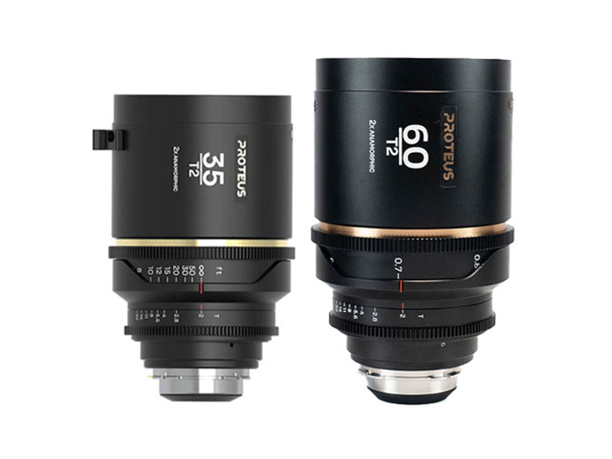 Laowa Proteus 35m/60mm T2 2X Anamorphic Lens Bundle (Silver) - PL Mount