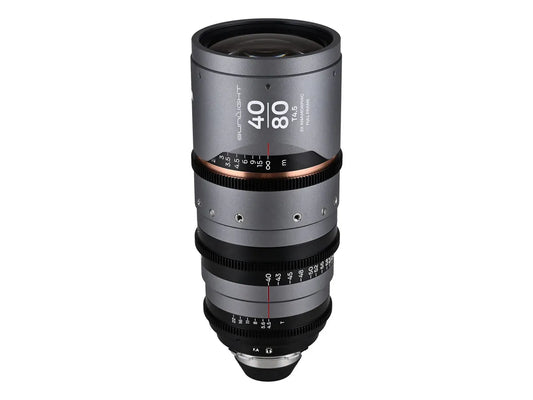 Laowa Sunlight 40-80mm T4.5 2x FF Anamorphic Zoom - PL Mount (Amber)