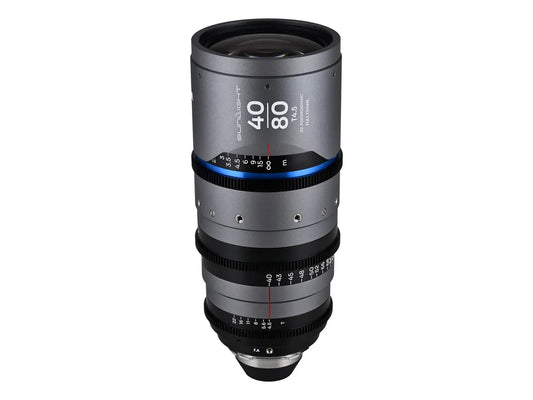 Laowa Sunlight 40-80mm T4.5 2x FF Anamorphic Zoom - PL Mount (Blue)