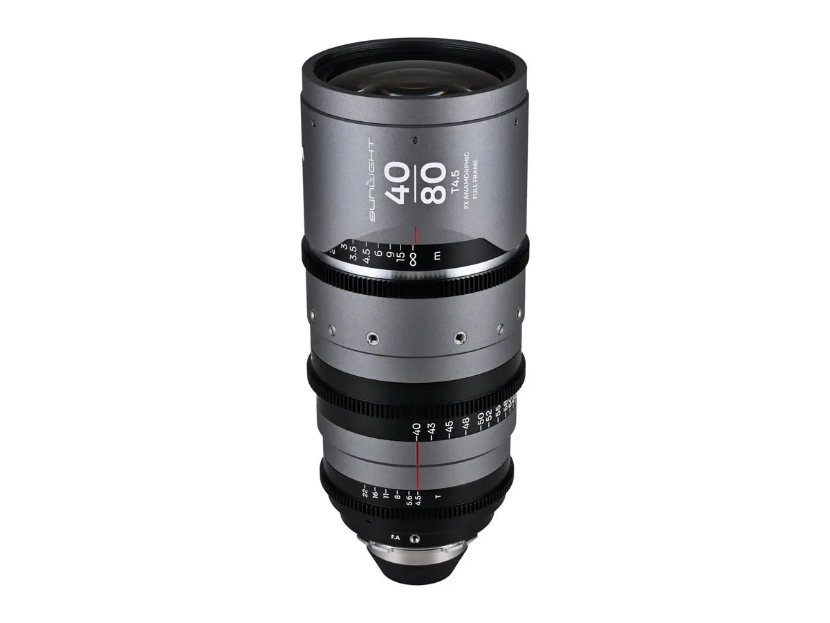 Laowa Sunlight 40-80mm T4.5 2x FF Anamorphic Zoom - PL Mount (Silver)