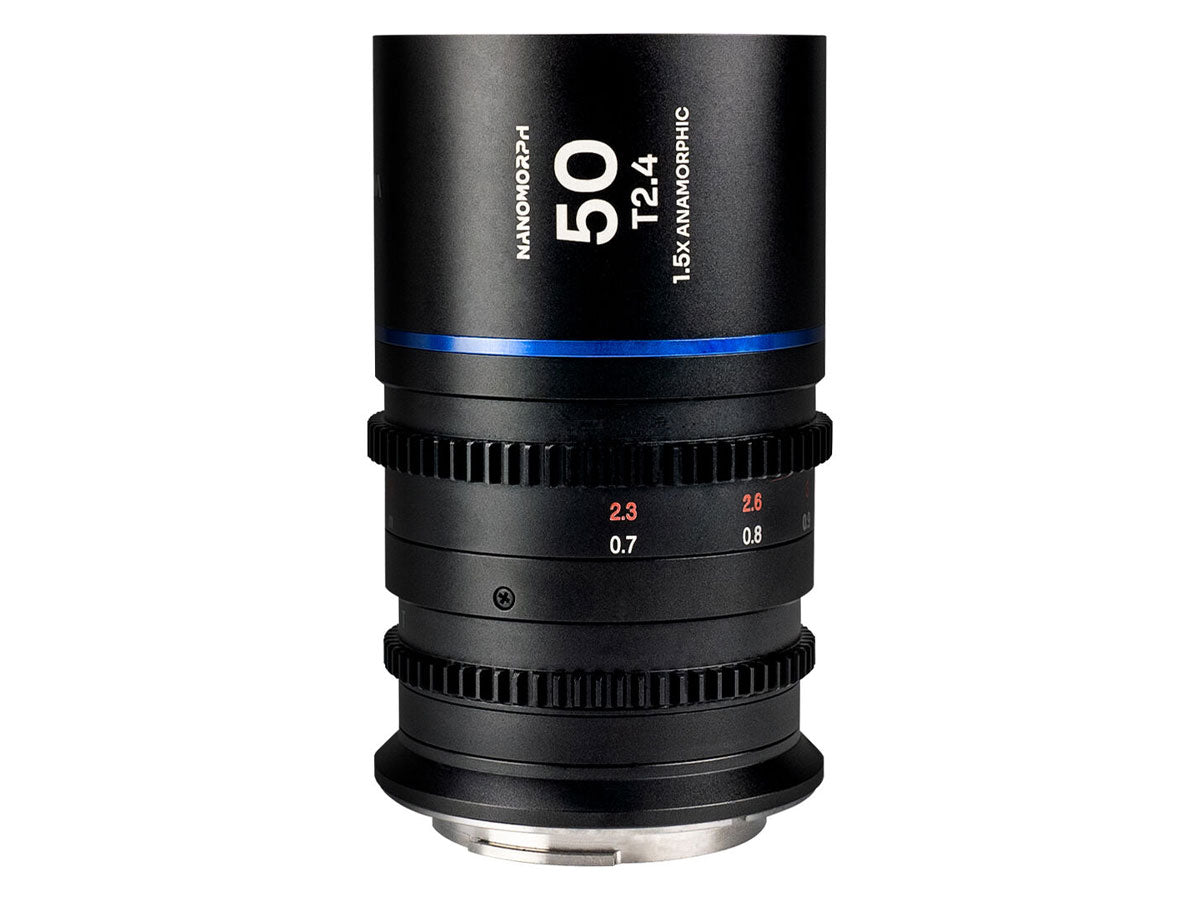Laowa Nanomorph 50mm T2.4 1.5X S35 Lens (Blue) - E Mount