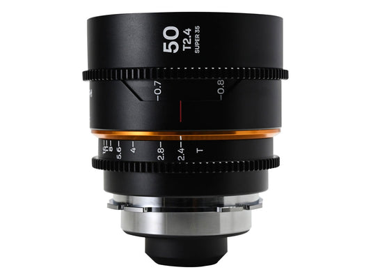 Laowa Nanomorph 50mm T2.4 1.5X S35 Lens (Amber) - PL/EF Mount