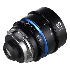 Laowa Nanomorph 50mm T2.4 1.5X S35 Lens (Blue) - PL/EF Mount