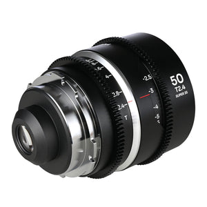 Laowa Nanomorph 50mm T2.4 1.5X S35 Lens (Silver) - PL/EF Mount