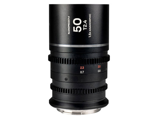 Laowa Nanomorph 50mm T2.4 1.5X S35 Lens (Silver) - E Mount