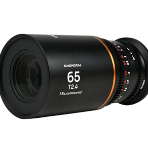 Laowa Nanomorph 65mm T2.4 1.5X S35 - RF Mount (Amber)