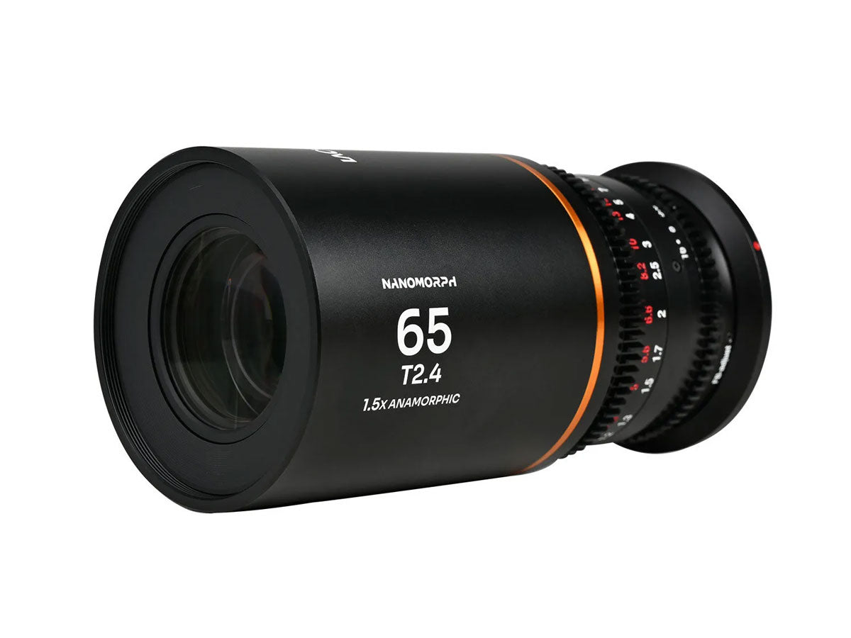 Laowa Nanomorph 65mm T2.4 1.5X S35 - RF Mount (Amber)