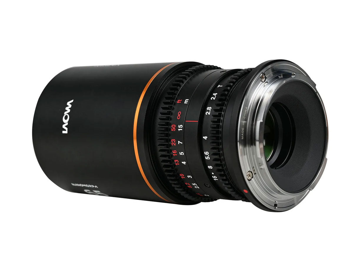 Laowa Nanomorph 65mm T2.4 1.5X S35 - RF Mount (Amber)