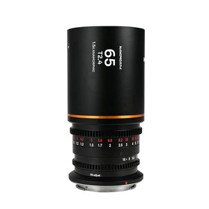 Laowa Nanomorph 65mm T2.4 1.5X S35 - RF Mount (Amber)