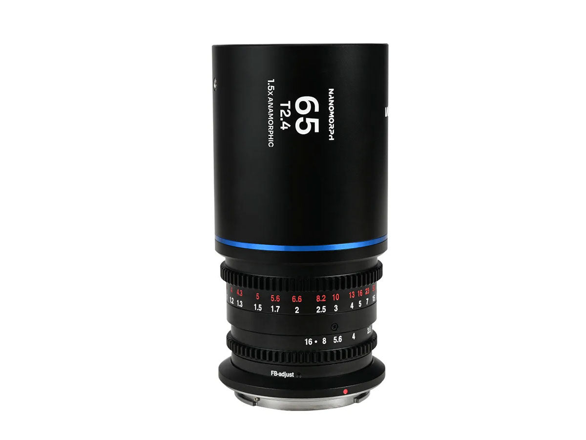 Laowa Nanomorph 65mm T2.4 1.5X S35 - RF Mount (Blue)