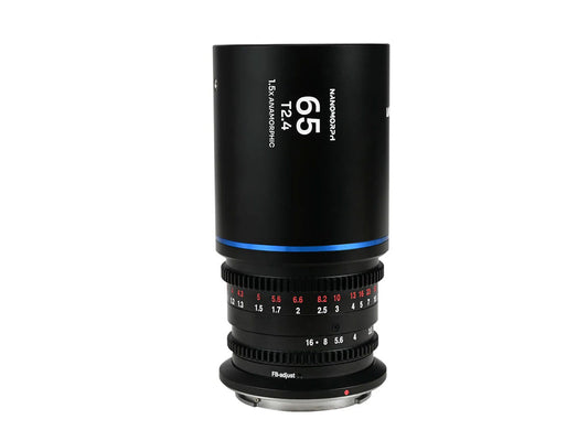Laowa Nanomorph 65mm T2.4 1.5X S35 - RF Mount (Blue)