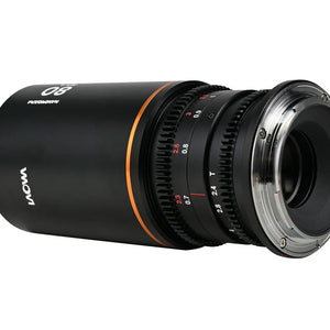 Laowa Nanomorph 80mm T2.4 1.5X S35 - Fuji X Mount (Amber)