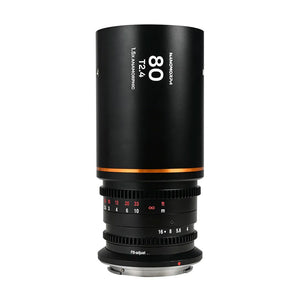 Laowa Nanomorph 80mm T2.4 1.5X S35 - Fuji X Mount (Amber)