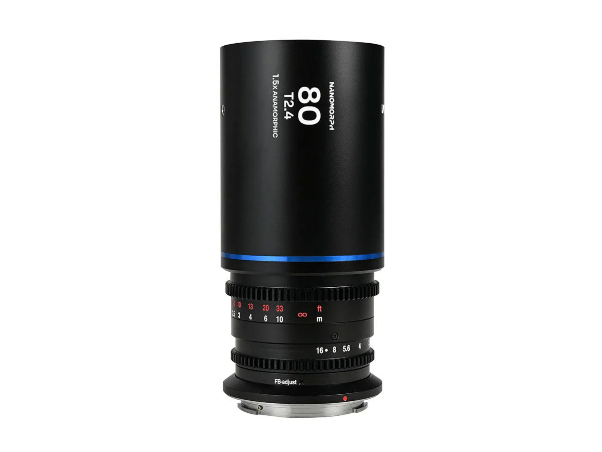 Laowa Nanomorph 80mm T2.4 1.5X S35 - Fuji X Mount (Blue)