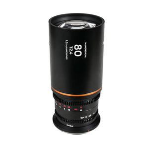 Laowa Nanomorph 80mm T2.4 1.5X S35 - L Mount (Amber)