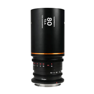 Laowa Nanomorph 80mm T2.4 1.5X S35 - L Mount (Amber)