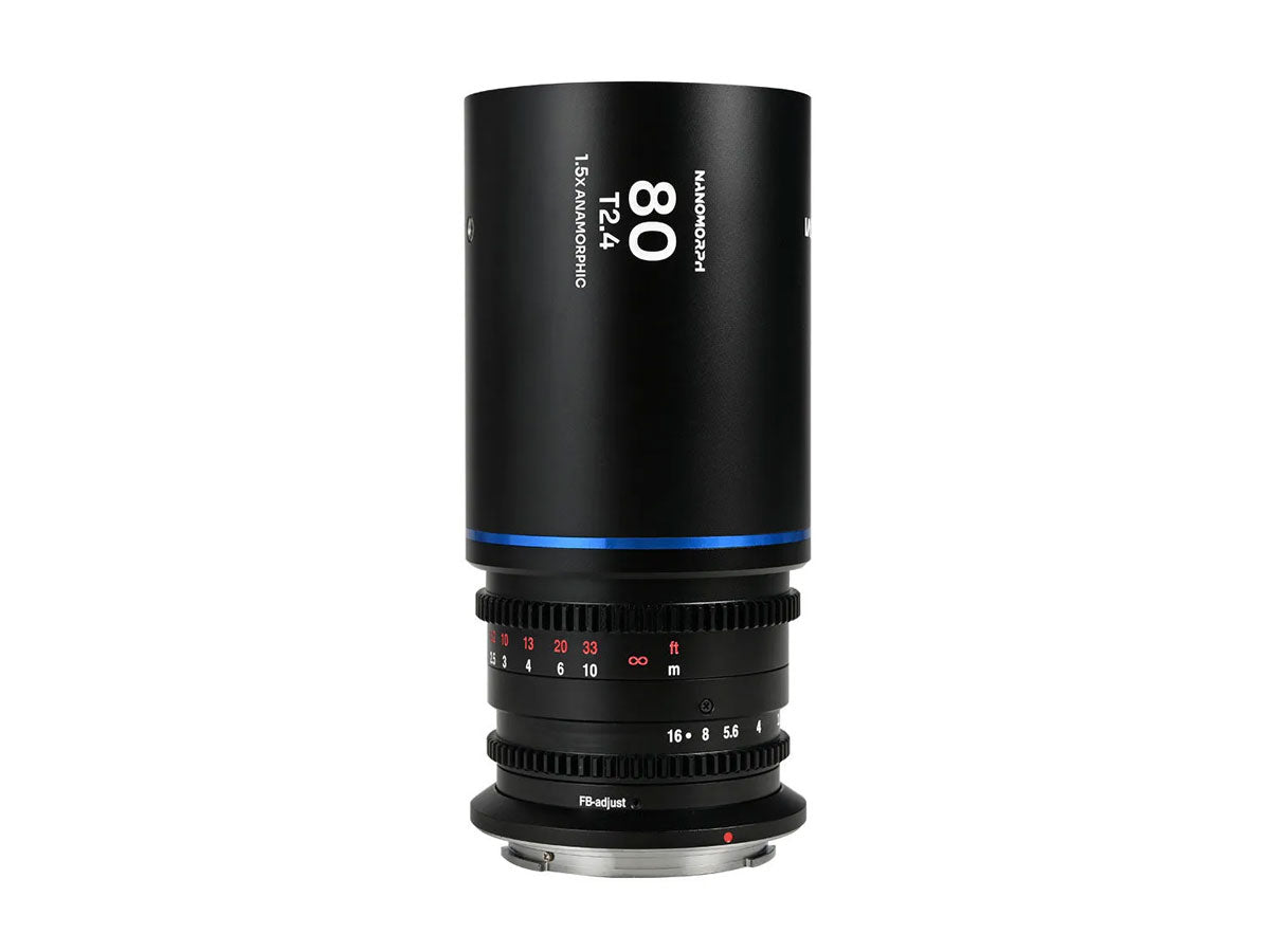 Laowa Nanomorph 80mm T2.4 1.5X S35 - L Mount (Blue)