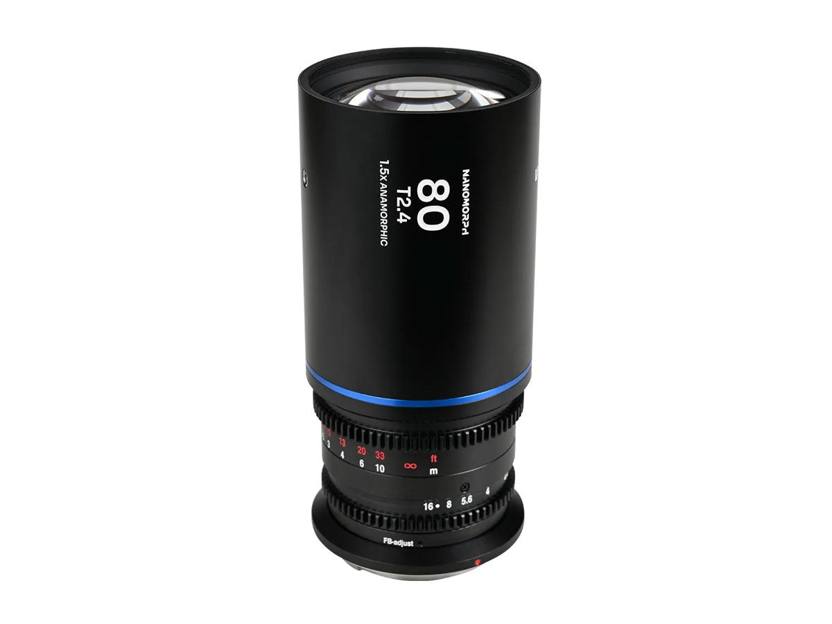 Laowa Nanomorph 80mm T2.4 1.5X S35 - MFT Mount (Blue)