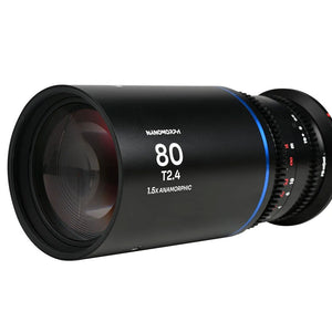Laowa Nanomorph 80mm T2.4 1.5X S35 - RF Mount (Blue)