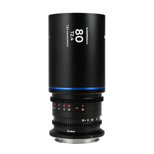Laowa Nanomorph 80mm T2.4 1.5X S35 - RF Mount (Blue)
