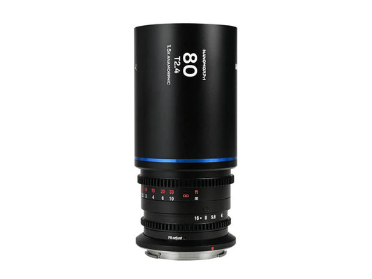 Laowa Nanomorph 80mm T2.4 1.5X S35 - RF Mount (Blue)
