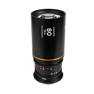 Laowa Nanomorph 80mm T2.4 1.5X S35 - E Mount (Amber)