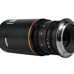 Laowa Nanomorph 80mm T2.4 1.5X S35 - E Mount (Amber)