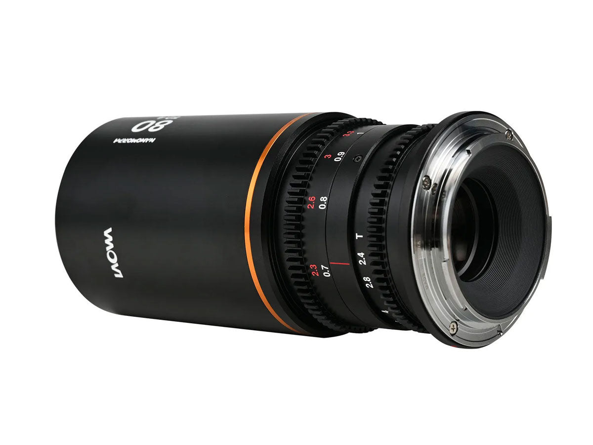 Laowa Nanomorph 80mm T2.4 1.5X S35 - E Mount (Amber)