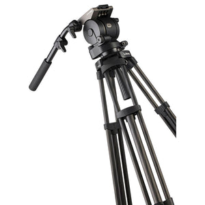 Libec HS-150MC Tripod System (W/ H15 Head, Mid-Level Spreader & Case)