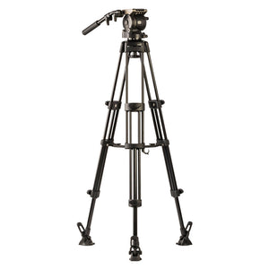 Libec HS-250M Tripod System (W/ H25 Head, Mid-Level Spreader & Case)