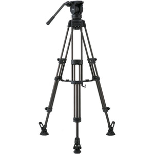 Libec LX5M Tripod System (w/Pan and Tilt Fluid Head and Mid-Level Spreader)