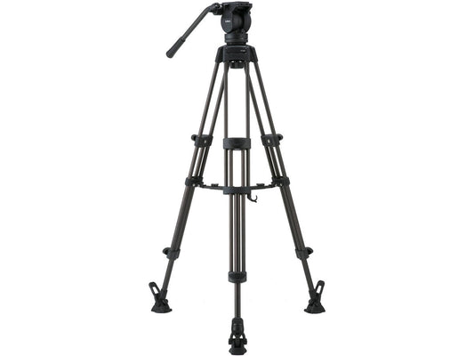 Libec LX5M Tripod System (w/Pan and Tilt Fluid Head and Mid-Level Spreader)