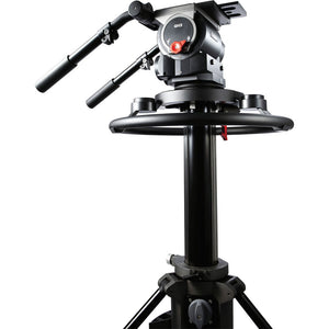 Libec QD-30PD Pedestal System with QH3 Head, P1000 Pedestal Column & DL-15B Dolly