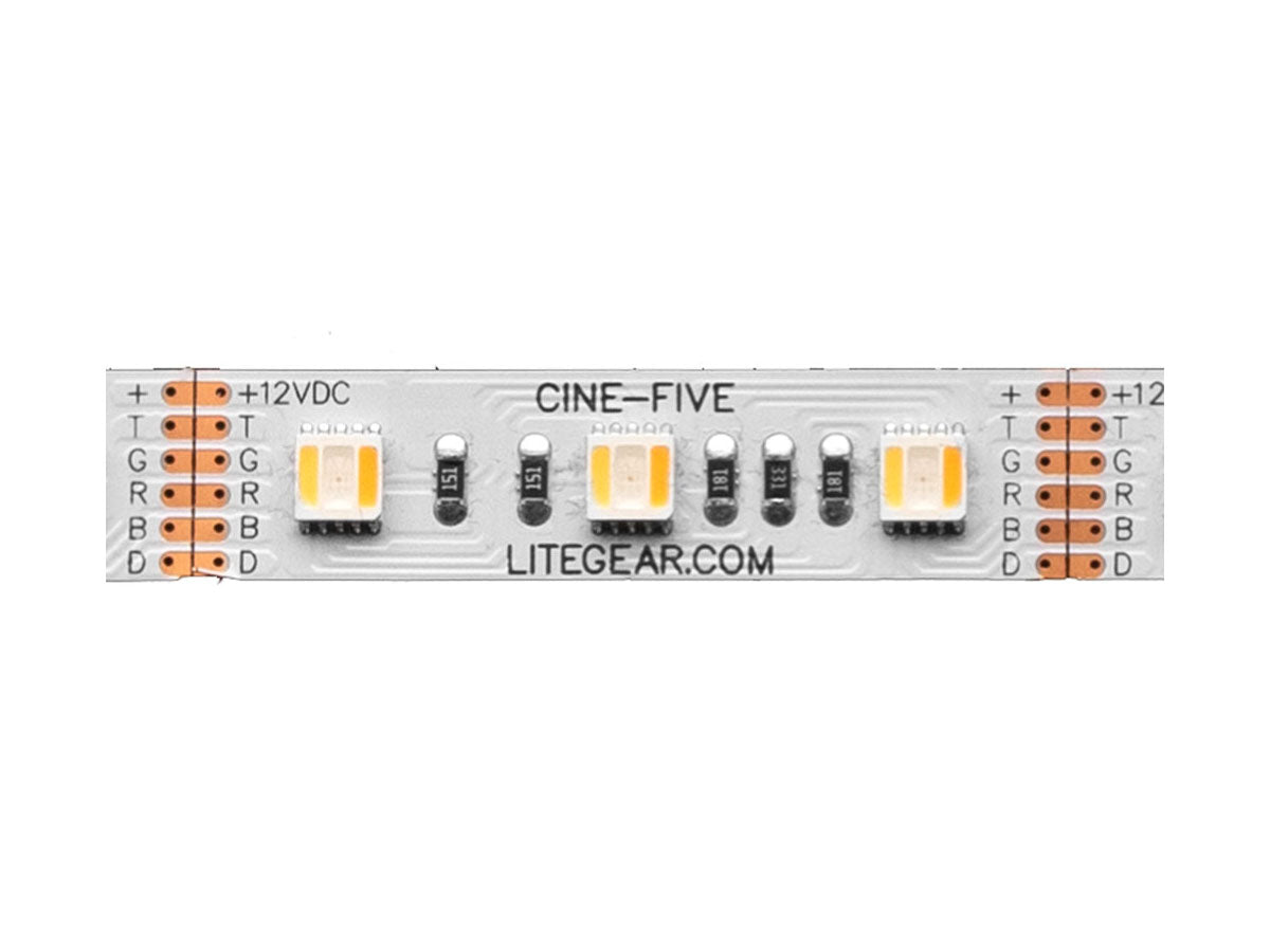 LiteGear LiteRibbon Chroma, Cine-Five, RGB+HY, 12V, 5 m