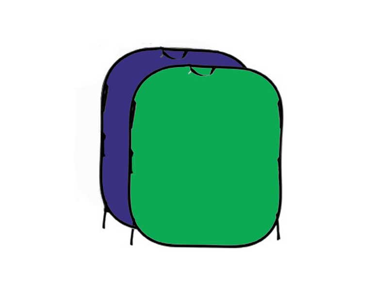 Lastolite Green / Blue Collapsible Chromakey 180x210cm