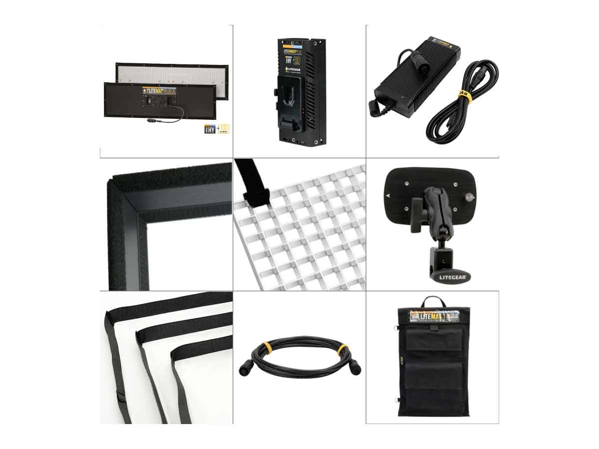 LiteGear LiteMat Plus 2 Long Complete Kit Hybrid 24V w/ V-Lock
