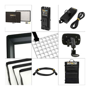 LiteGear LiteMat Plus 3 Complete Kit Hybrid 24v with V Lock Mount